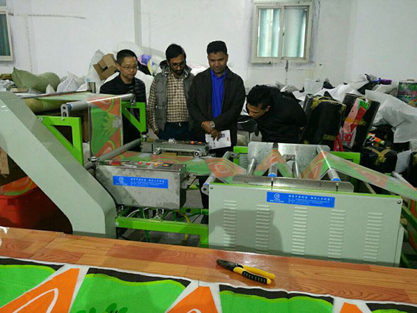 電熱拉邊機客戶工廠