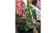 上傘頭機使用現場